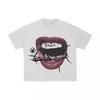 Y2K Cotton Tshirt Aesthetics Graphic Print Hip Hop Oversized Top Rock Gothic Streetwear Short Sleeve Tshirt Punk Retro Tee EMO