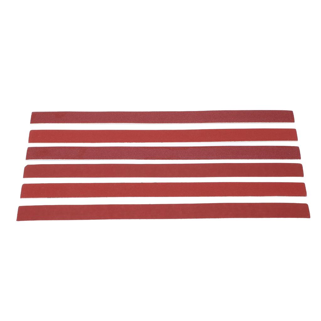 6Pcs Guitar Sandpaper Strips Replacement for Fret Leveler Sanding Paper Accessories