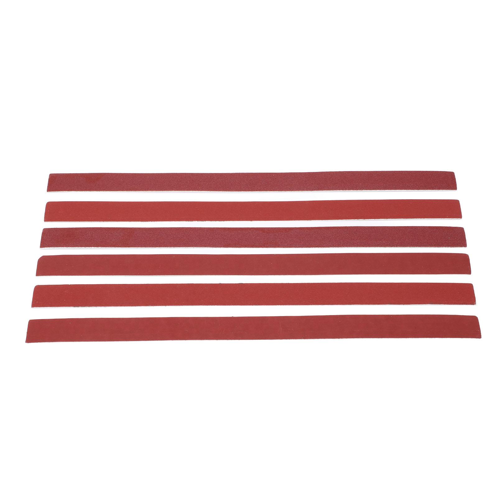 

6 шт., сменные полоски наждачной бумаги для гитары, аксессуары для шлифовальной бумаги для выравнивателя ладов