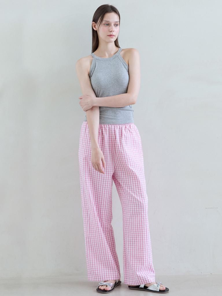 Tieseueichi In & Out Check Pants 4 Colors