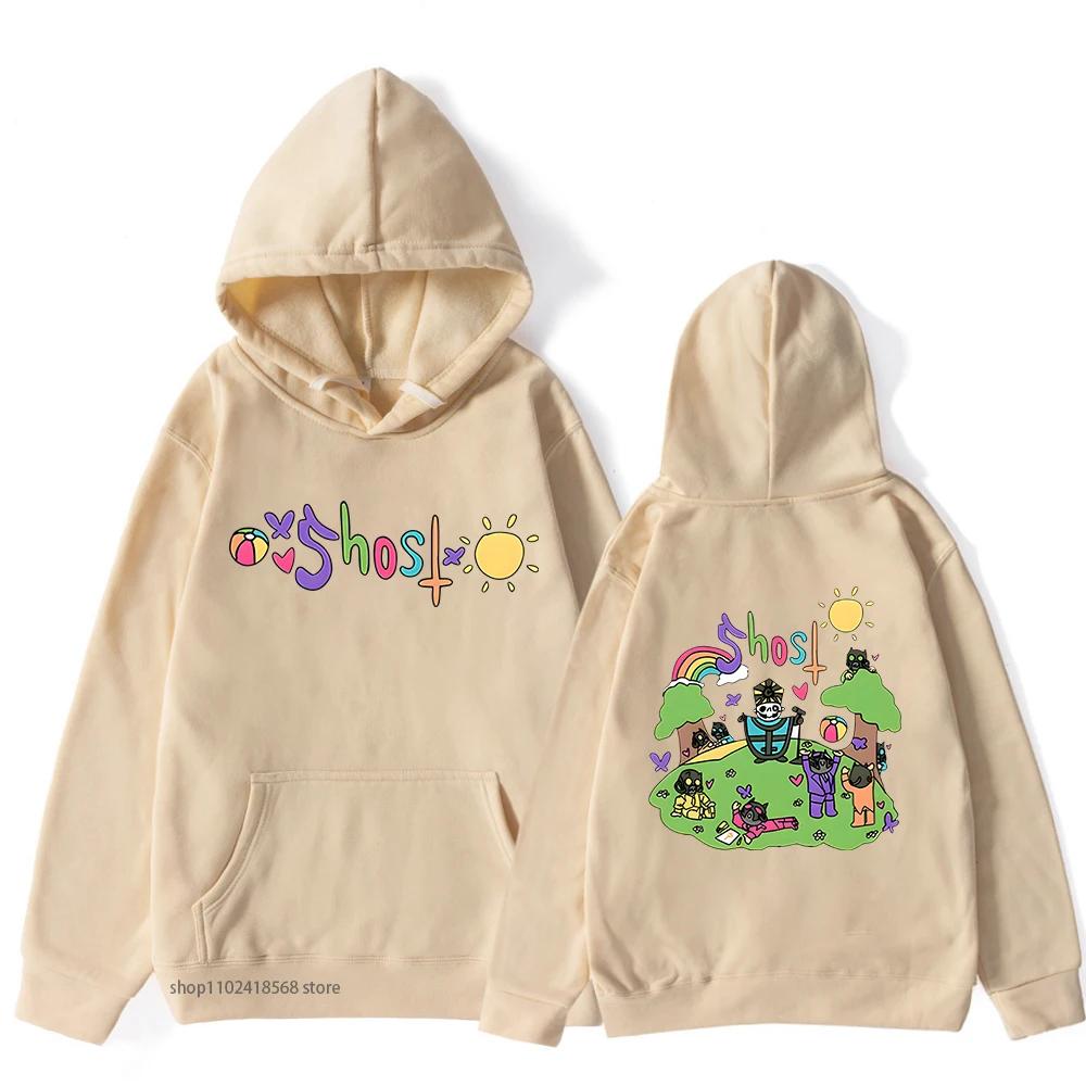 Ghost Musikband Hoodie für Herren High Street Sweatshirt Langarm Kleidung Streetwear Damenbekleidung Y2k Männlich