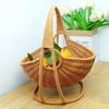 Imitation Vine Weaving Woven Storage Basket With Handle Multipurpose Storage Basket  Daily Use