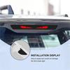 Devil's Eye Car High Brake Light Sticker Carbon Fiber Rear Light Decal Exterior Accessories Universal Fit