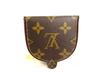 Authentic LOUIS VUITTON Monogram Brown Leather Coin Purse Porto Monnaie Gousset #a901  Refurbished