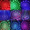 New Portable Stage Lights RGB Seven Mode Lighting Mini DJ Laser with Remote Control for Christmas Party Club Projector FMT2128