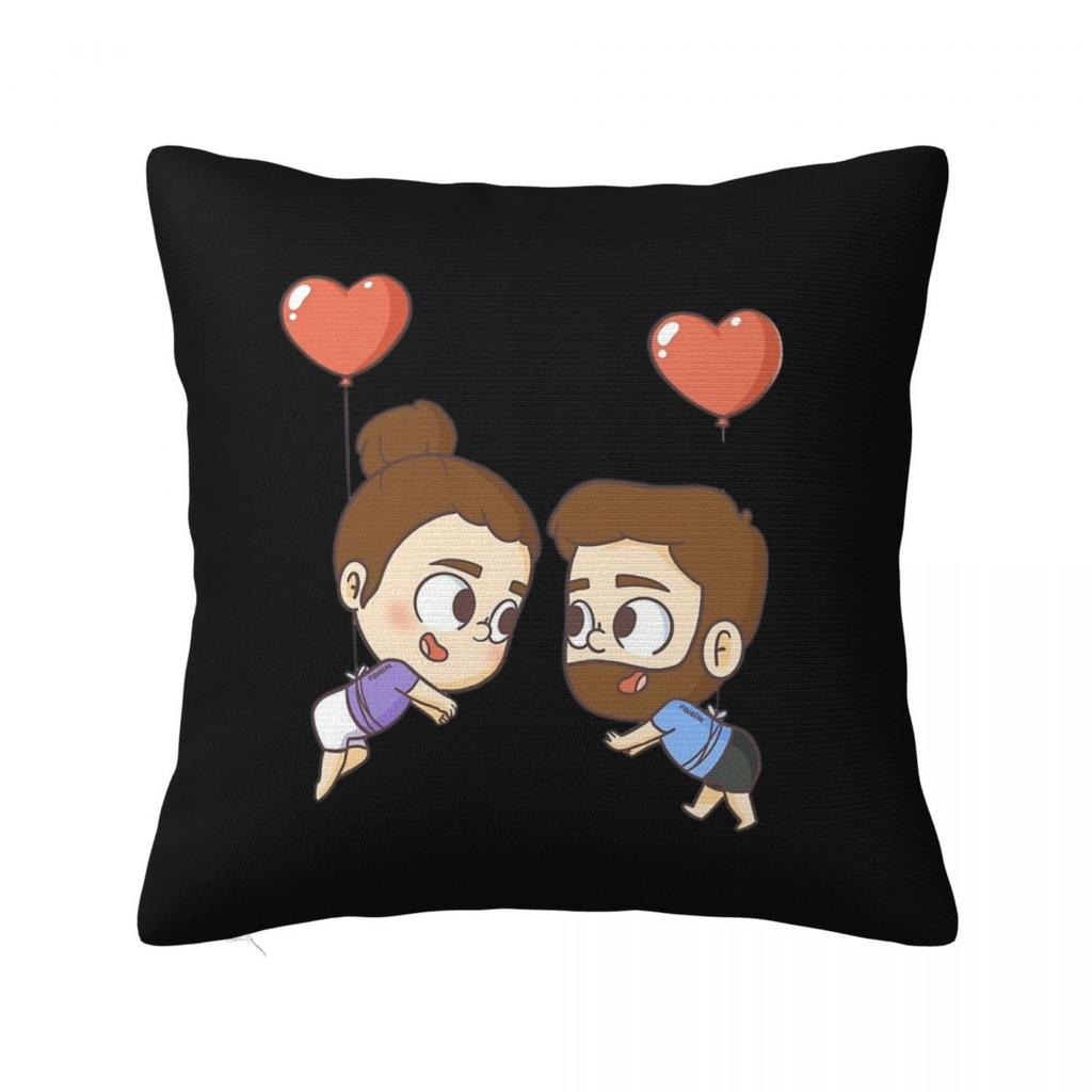 Don't Touch My Mug - Pibubear Square Pillowcase Cushion Cover Pillow Case Throw Pillow Cover for Home Sofa Living Room