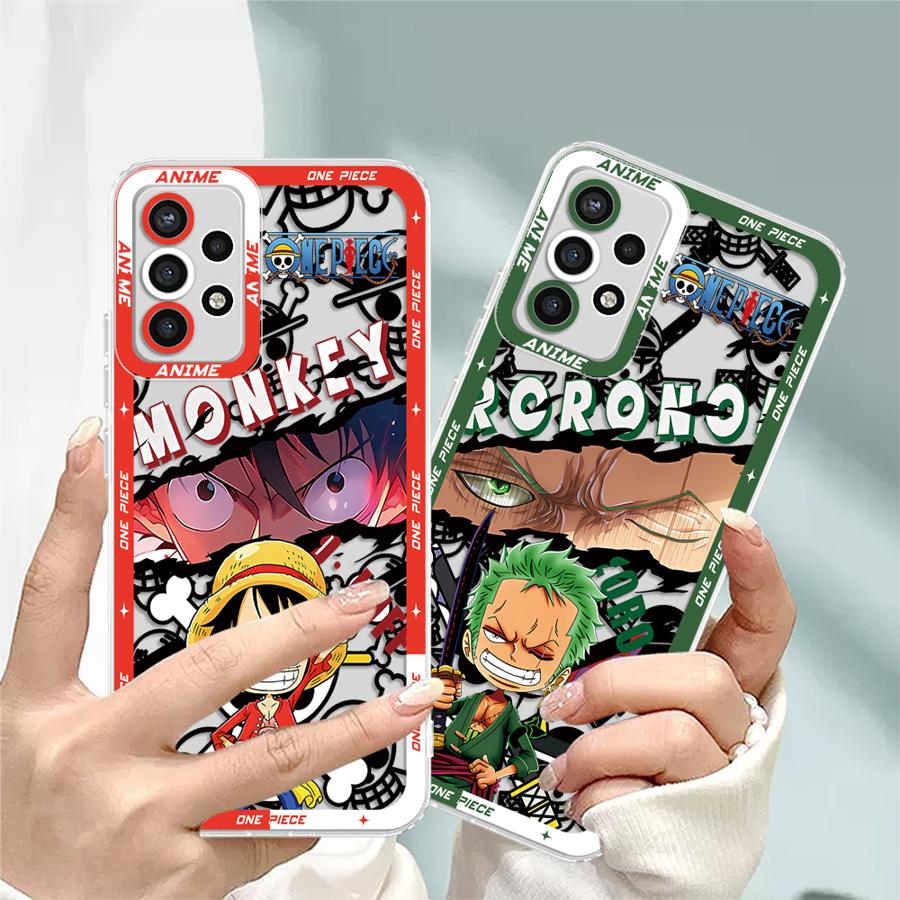 One Piece Luffy Soft Phone Cover Case for Samsung Galaxy A12 A50 A71 A52 A51 A72 A31 A16 A17 A52s A21s A32