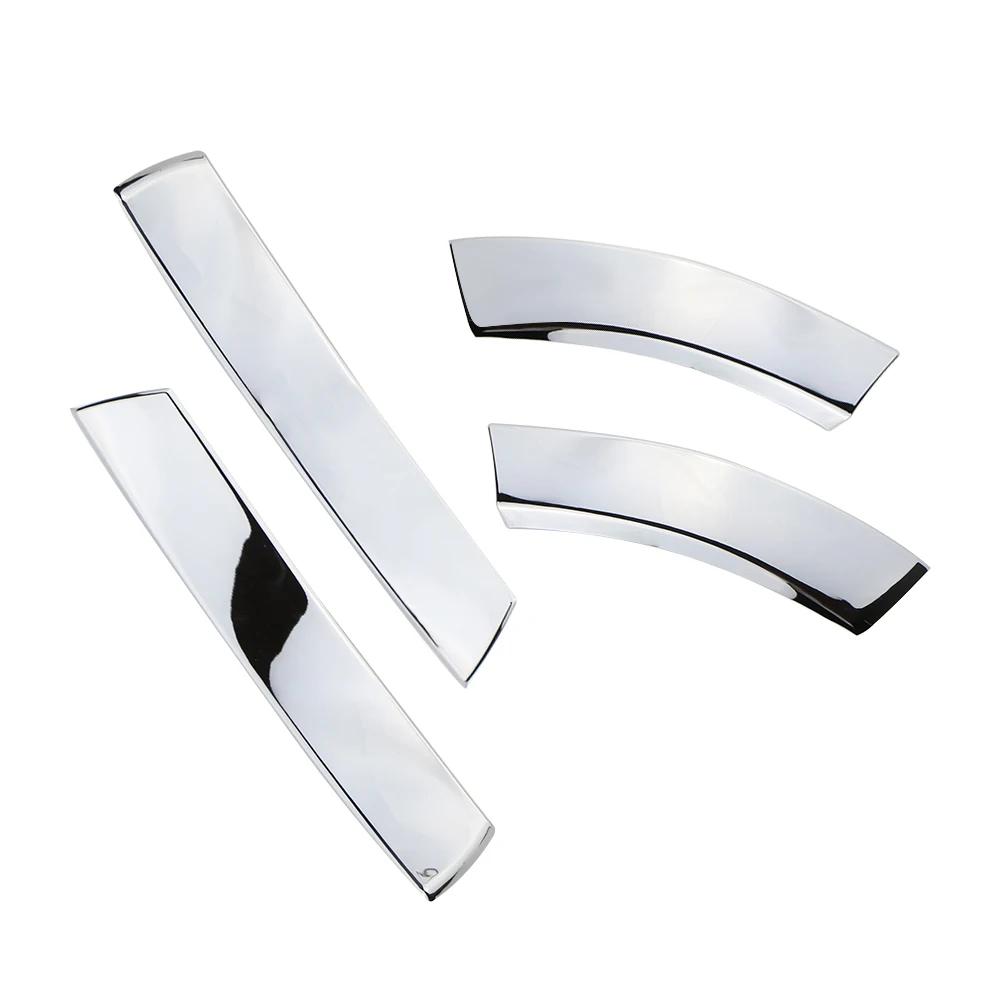 For Volkswagen VW T-ROC Troc 2018 - 2025 Rearview Mirror Cover Sticker Side Mirror Trim 4Pcs Chrome Garnish Styling Accessories