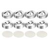 4Pcs Stainless Steel Shockproof Spike Pads Isolation Stand FeetAmplifier Speaker Nail Pads Small Piece Easy To Use