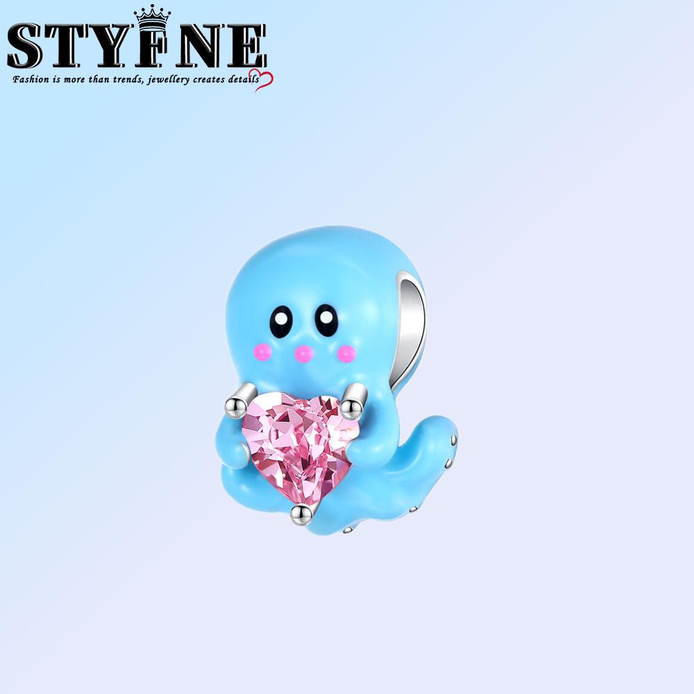 Медно-красный рак-отшельник морская рыба бусина подходит для браслетов украшение сделай сам подарок на день рождения ювелирное изделие аксессуар для браслета