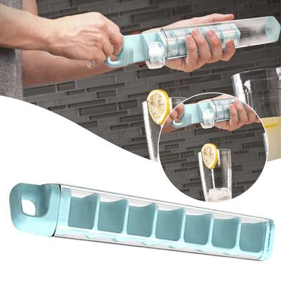 Vertikale Eisherstellungsform mit 12 Gittern, Eiswürfelbereiter-Form, wiederverwendbar, schnell entformbar, Eiswürfelbereiter-Tablett für DIY-Eistrinken im Sommer