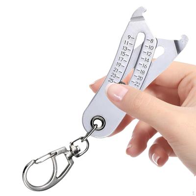 Precision Thread Size Checker Keychain, Fast Measure, Premium, Practical Easy To Use Convenient