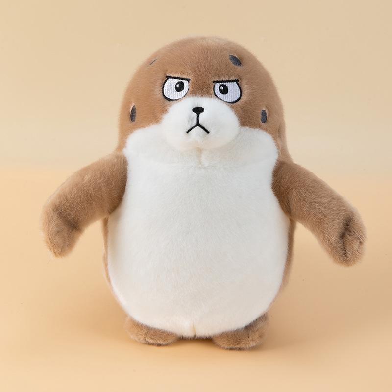 Cross-border Hot Selling Bean Seal Doll Pillow Plush Toy for Girls