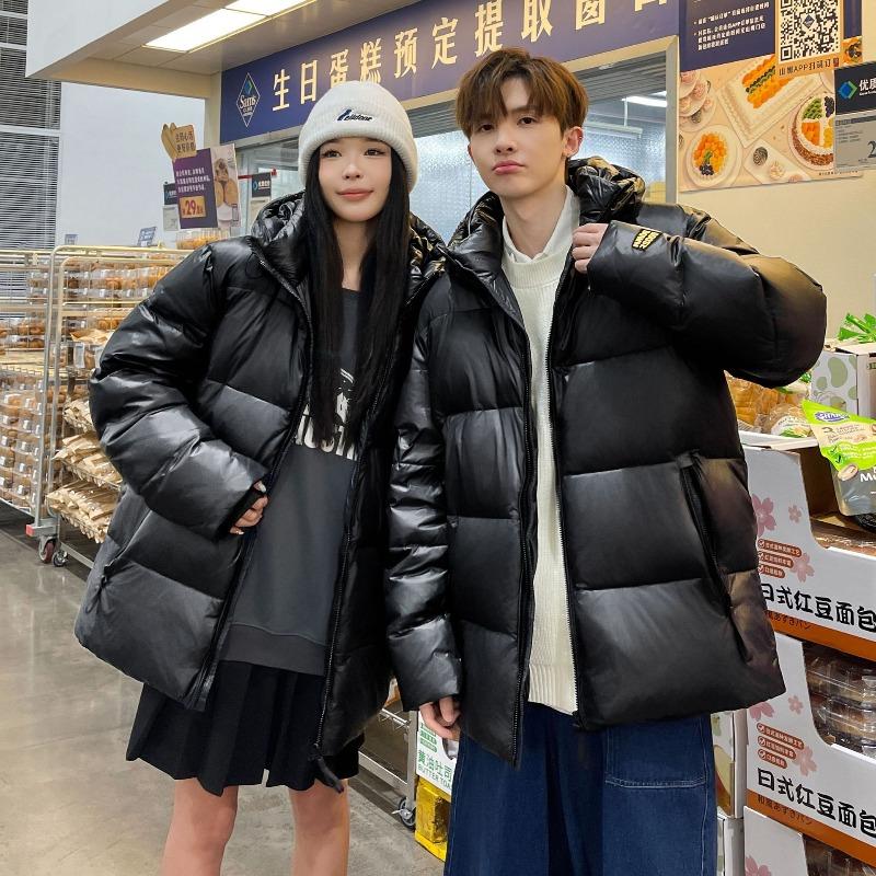 Black Gold Goose Down Jacket Men's and Women's Extremely Cold, Winter New Long Thickened Coat