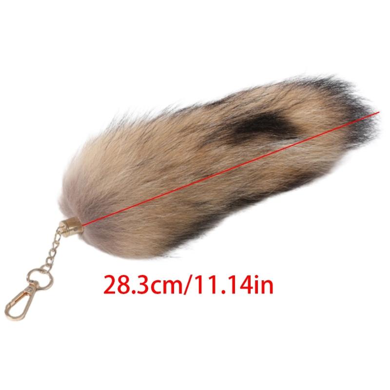 Plüschschwanz Schlüsselanhänger Schwanz Schlüsselanhänger Anhänger Tierischer Schwanz Schlüsselhalter Geldbörse Tasche Anhänger Schlüsselanhänger Zubehör