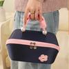 Large Capacity Cloud Pillow Makeup Bag Pearl Wash Bag Portable Handheld Cosmetic Bag  Travel