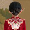 Flower Wooden Hair Stick Tassel Hanfu Hairpin Classical   Cheongsam Accessories