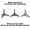 30-Pack 3cm Steel Caltrops Spikes – Anti-Intrusion Tire Spreader Spikes , Road Security Use