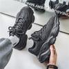 Men's Casual Trendy All-match fashion Height Increasing abrasion resistant Breathable Dad Shoes Lace-up Student Campus Street Sneakers