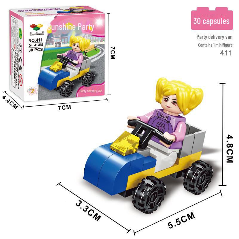 "Jucărie Mașină Mini Blocuri de Construcție Educative pentru Copii - Cadou de Antrenament pentru Grădiniță"