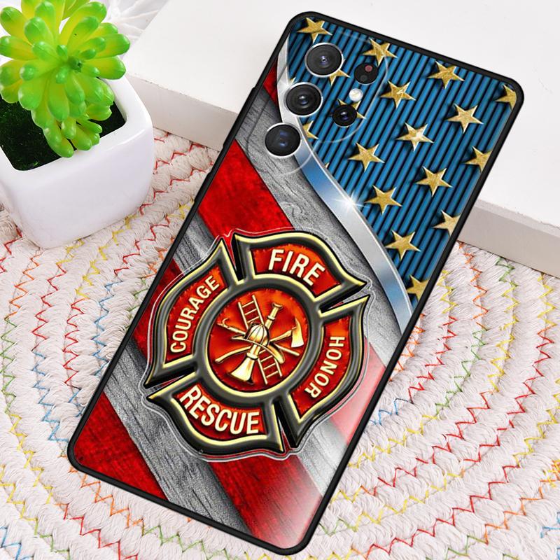 Firefighter Heroes Fireman Phone Case for Samsung Galaxy Note 10 Pro S26 Ultra S23 S24 FE S25 S21 S22 PLUS Shockproof Cove