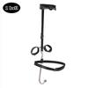 BDSM Handcuffs Anal Hook Mouth Plug Collar Bondage Kit Adults Games Adjustable Size Leather Metal Butt Plug Sex Toys for Couples