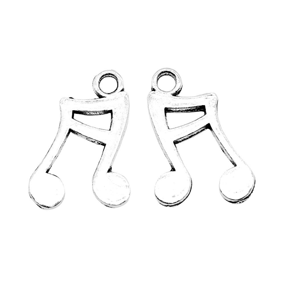 Jewelry Crafts Music Note Charms Alloy Pendants For Concert Collector