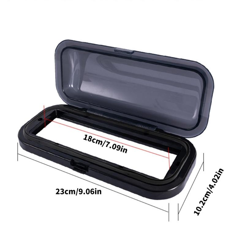 Saltvattentåligt Stereo-skydd Vattentätt Högtalarskydd Kraftigt ABS Högtalarskydd Regntålig Design Fodral för Yacht