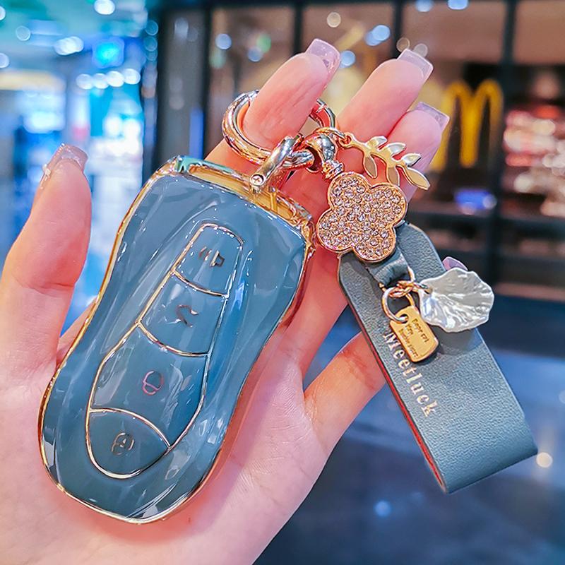 Styling Mouldings New TPU Car Remote Key Case Cover Protect Shell Bag For Geely Atlas Pro Tugella Boyue 2020 Azkarra FY11 Emgran