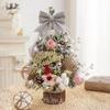 45cm Glitter Tabletop Mini Christmas Tree Add Atmospheres Xmas Tree Decor For Bedroom Home Party Office Home Desktop Ornaments