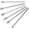 6Pcs Carbide Burr Set 150mm Length Carbide Burr 1/4 Inch Shank Rotary Aluminum Cut Burr Fit for Woodworking, Drilling, Metal Carving, Engraving,