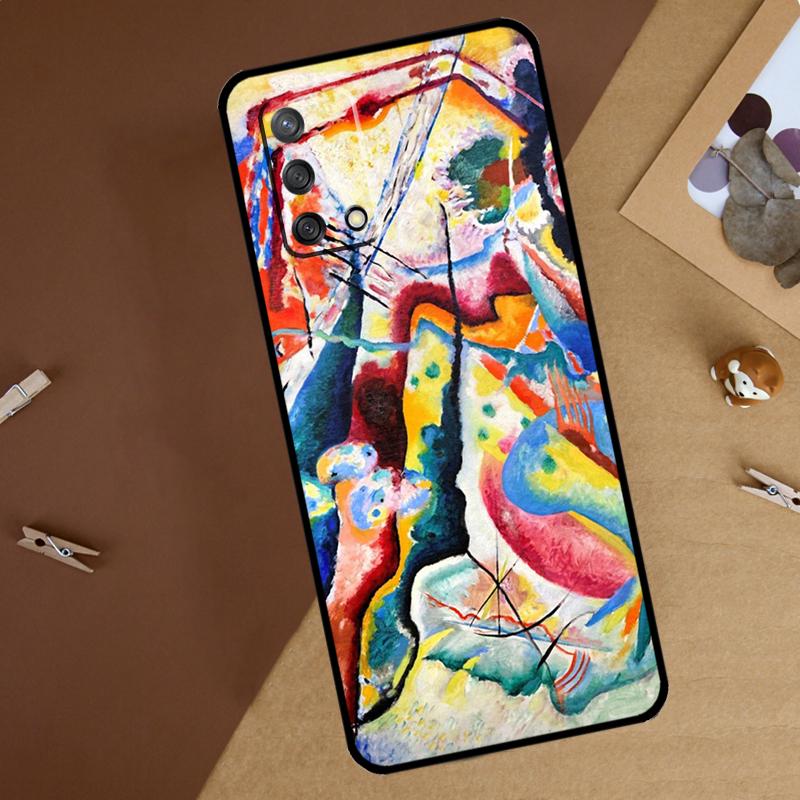 Wassily Kandinsky Abstract Artistic For Oppo A18 A38 A58 A78 A98 A40 A60 A80 A74 A94 A54 A16 A76 A96 A15 A57S A17 A77 Phone Case