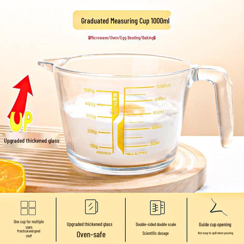 ZISIZ Glass Measuring Cup