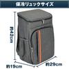 Insulated Backpack Cooler Large for and Picnics Box, Leak-Proof, Waterproof, Capacity, Shopping, Lunches, (Gray, 20L)