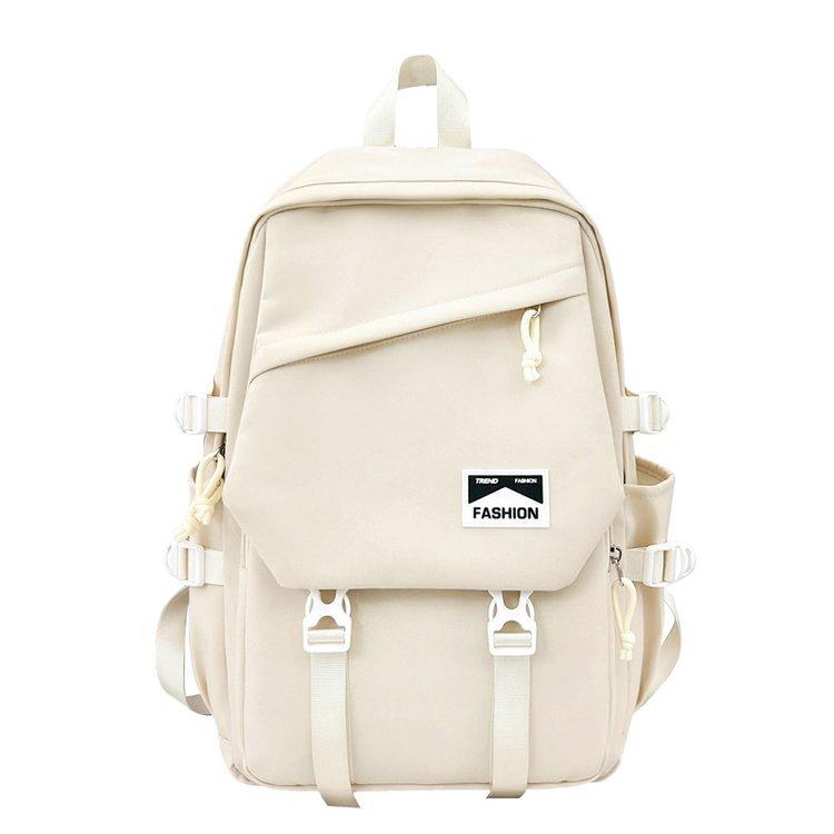 Schoolbag Large Capacity Backpack Female Junior High School Backpack Male High School School Bag College Student Simple Versatile Bag Travel Commuter