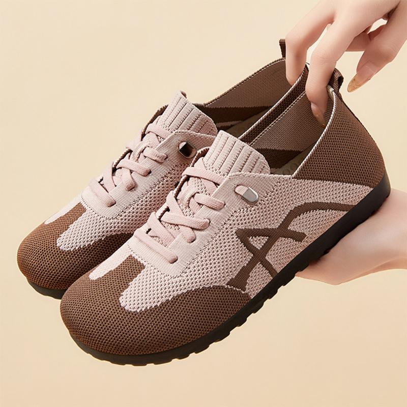 Summer Retro German Training Shoes Breathable One Foot Polyurethane Casual Shoes Color Blocked Versatile Sports Shoes