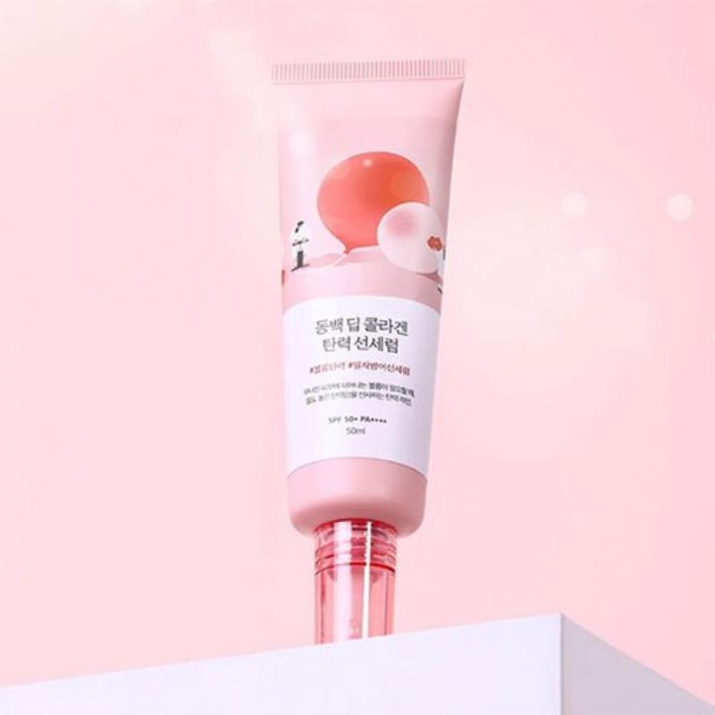 ROUND LAB Camellia Deep Collagen Firming Sun Serum 50ml (2 Option)