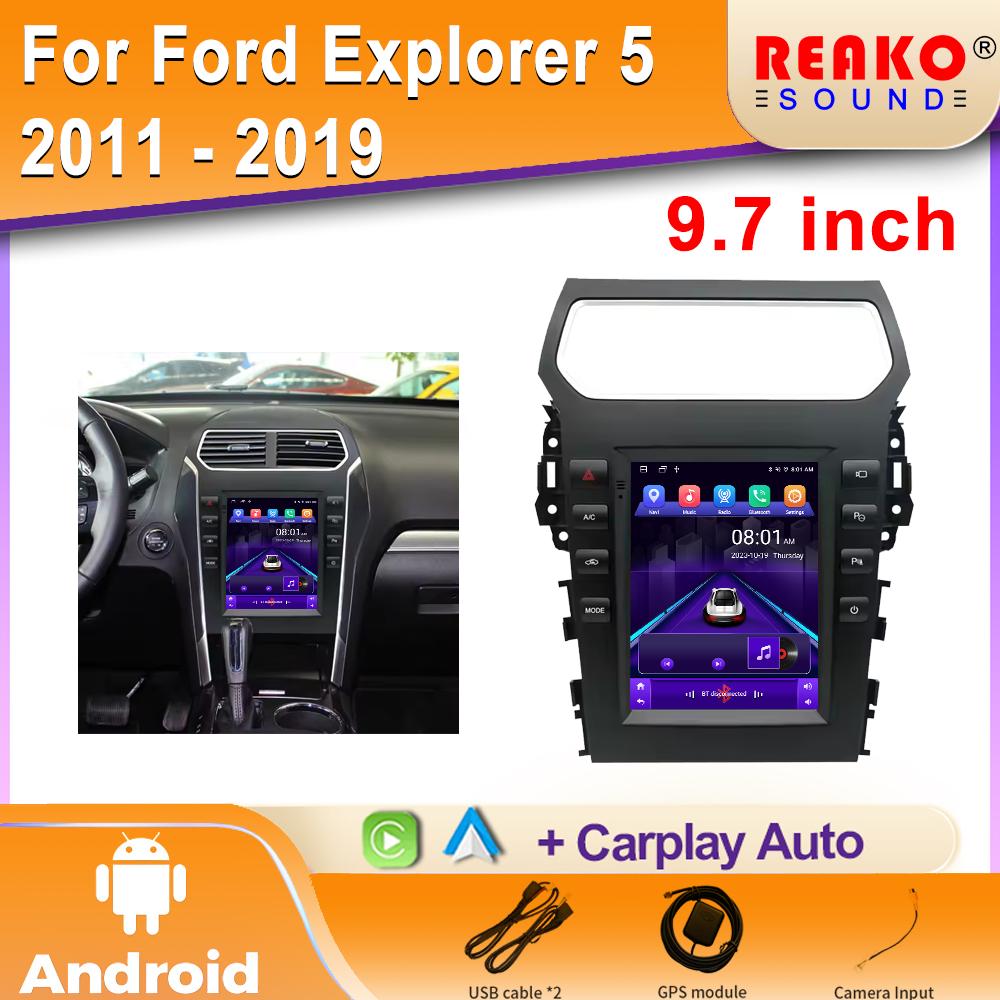 

5G WIFI DSP BT для Ford Explorer 5 2011 - 2019 Автомобильный Радио Видео Плеер Мультимедиа GPS Навигация Android Auto Carplay DVD 2din 4 core 2GB+32GB carplay