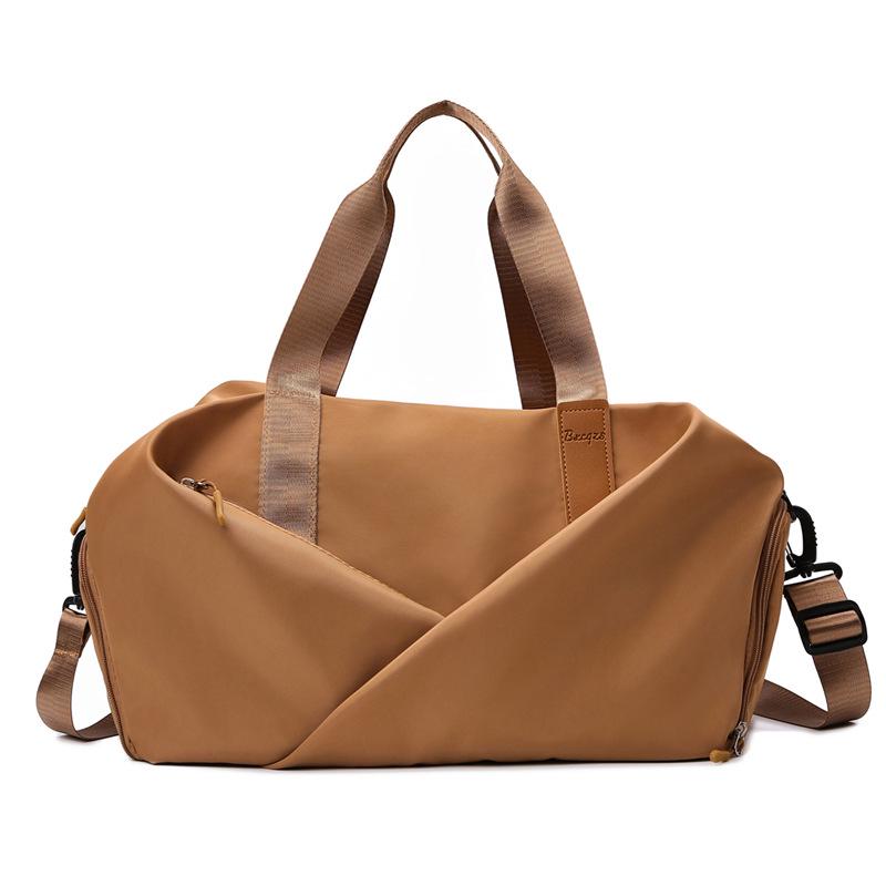 Women's Fitness Sports Bag with Shoe Compartment, Dry/Wet Separation, and Macaron Color for Yoga, Swimming, and Training