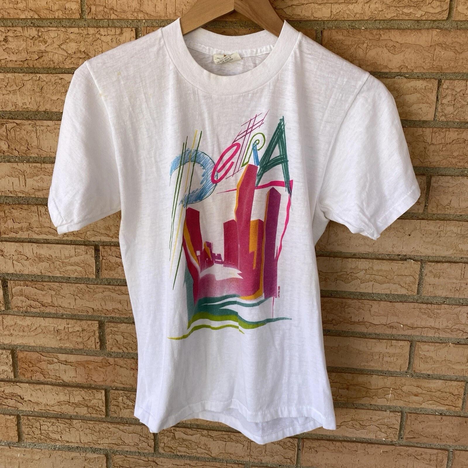 

1986 PETRA back to the street tour t-shirt Ebert Sportswear sz S/M single stitch 2XL