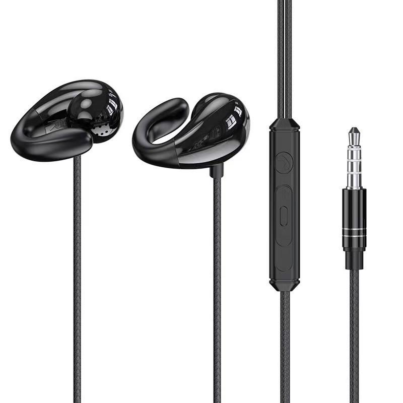 

Type-C Wired Clip-on Earbuds with Mic and Noise Cancelling