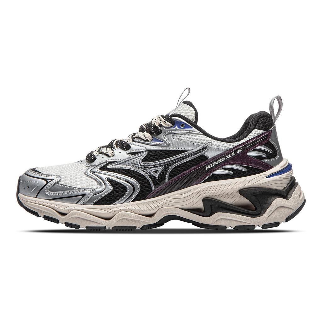 Mizuno Chunky Sneakers Unisex Low top Black/Silver/Snow D1GH260906