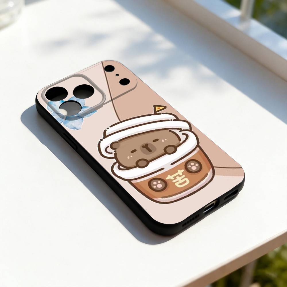 

Animal Cute S-Sloth Funny Phone Case For iPhone 17,16,15,14,13,12,11,Pro,Max,Plus,E,SE4,Air,Mini Black Soft Cover iPhone16pro