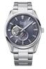 Orient Stretto Automatic Watch, Semi-Skeleton, Mechanical, 75th Anniversary, Limited Edition of 200 In Japan, RN-AR0012N, Men's, Gray