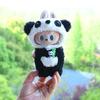Labubu 15cm/17cm Doll Clothing Sitting Party Panda Jumpsuit Macaron Labubu Cute Doll Clothing