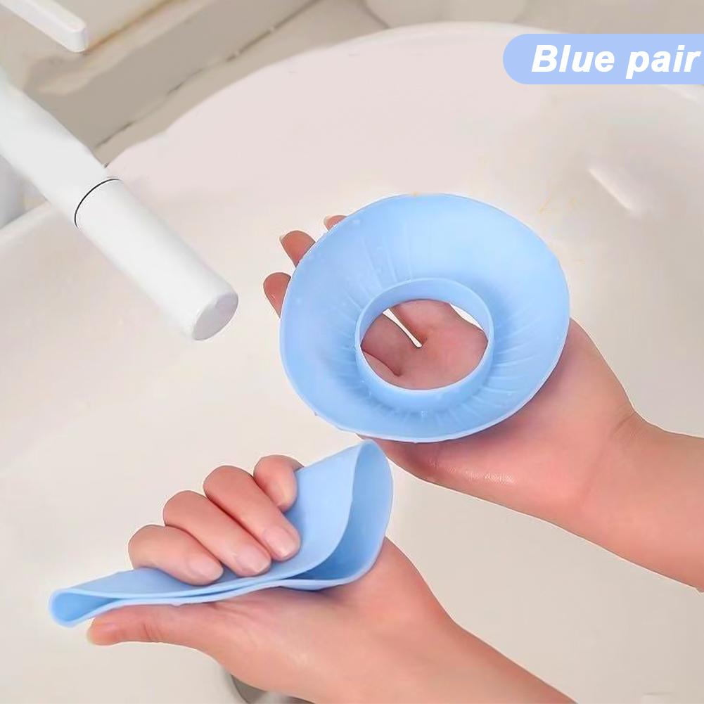 

Водонепроницаемый ремешок для мытья лица и волос в виде гриба, милый противоскользящий и влагостойкий чехол для мытья волос, защитный браслет для моряка Blue