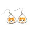 American Curl - Elegant Metal Earrings As a Gift from the Brand