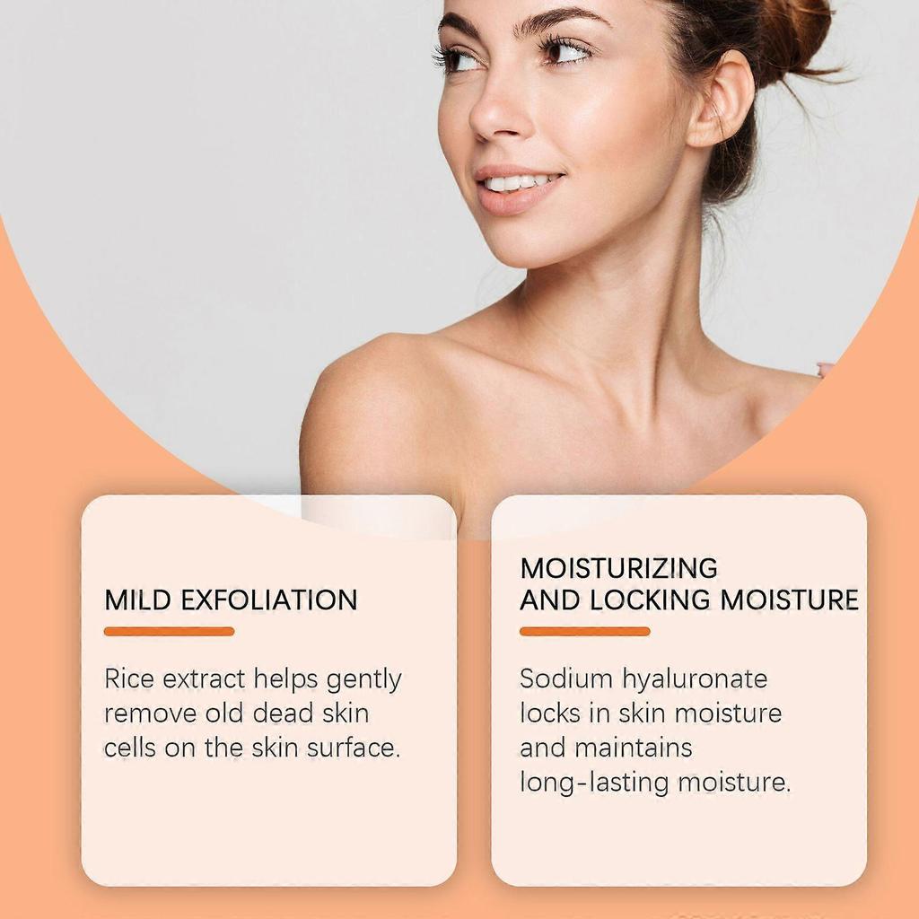 Limited time!!Wiyun Rice Exfoliating Gel Gently Cleanses Facial And Body Skin, Hydrating And Moisturizing, Refreshing And Cleansing Gel