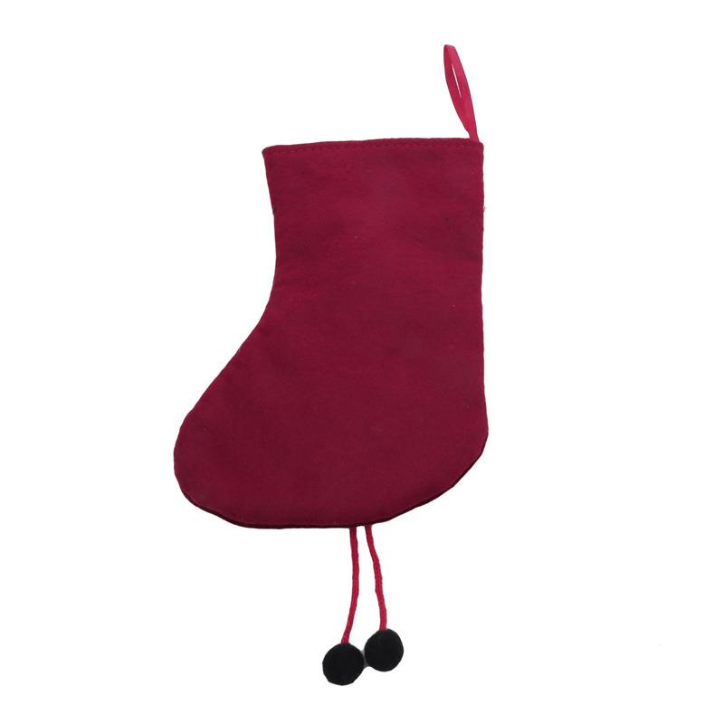 Christmas Stockings Socks Santa Snowman Hanging Xmas Tree Ornaments Christmas Decor for Home New Year Navidad Candy Gift Bags