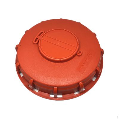 6.4" IBC Water Liquid Tank Cap Good Sealing Red for Industries Storage Sturdy with Threaded
